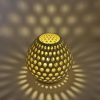 Voronoi Kugel mit Solar-Teelicht