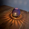 Voronoi Kugel mit Solar-Teelicht