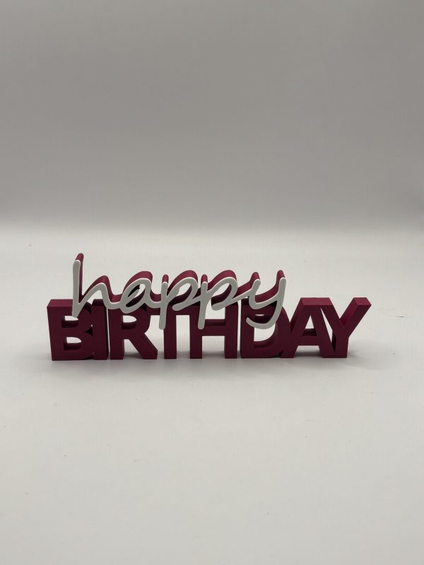 Schriftzug „Happy Birthday"