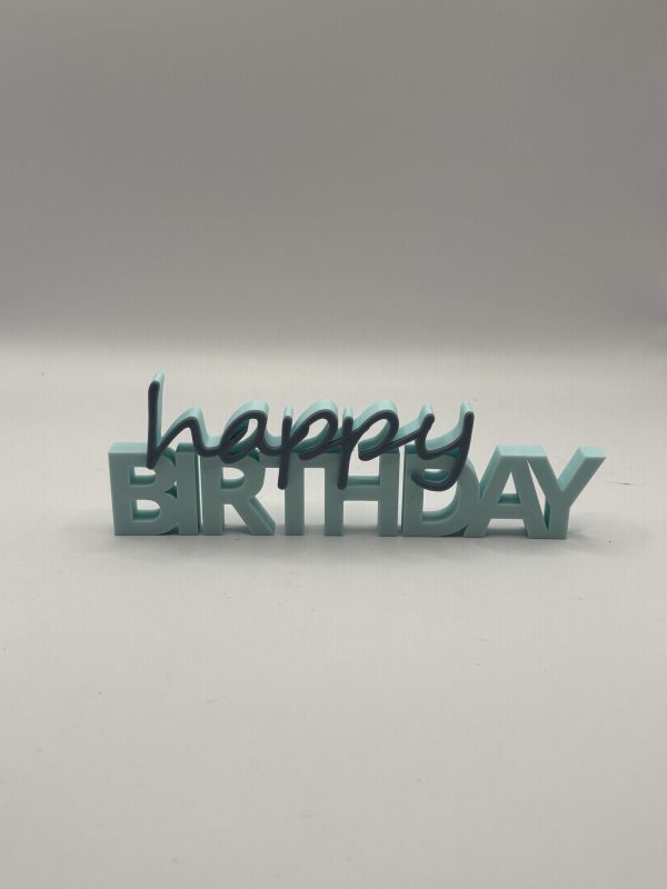 Schriftzug „Happy Birthday"