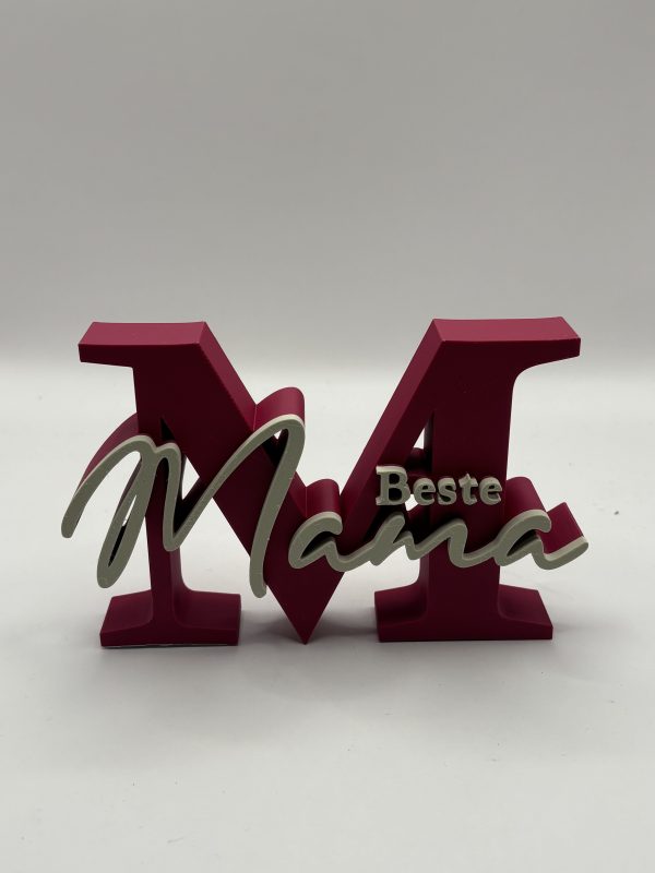 Buchstabe M Beste Mama Buchstabe